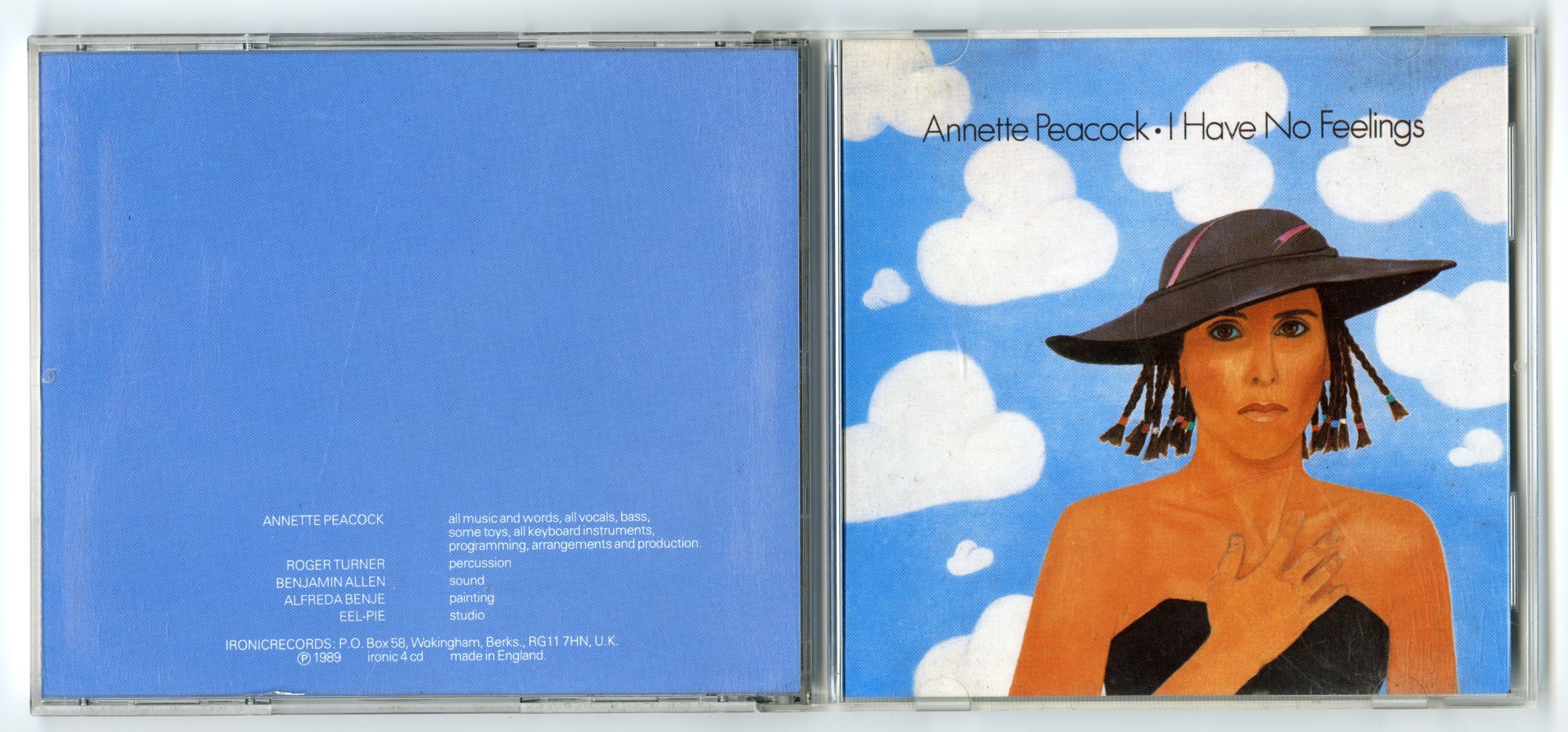 Annette Peacock『I Have No Feelings』（1986年） 01